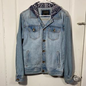 Forever 21 Jean Jacket with Hood